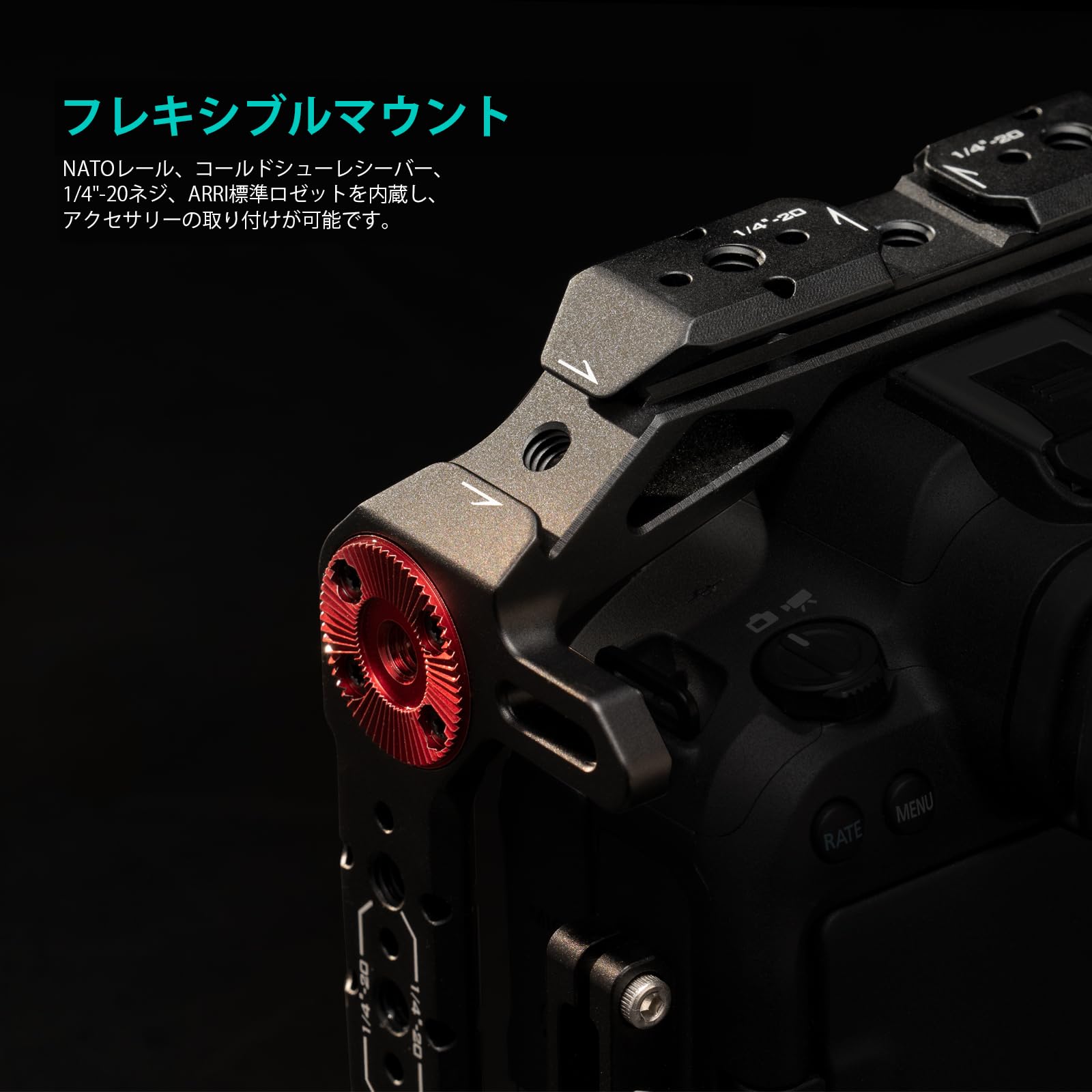 Amazon.co.jp: TILTA キヤノンR6マークII用フルカメラケージ ARRI